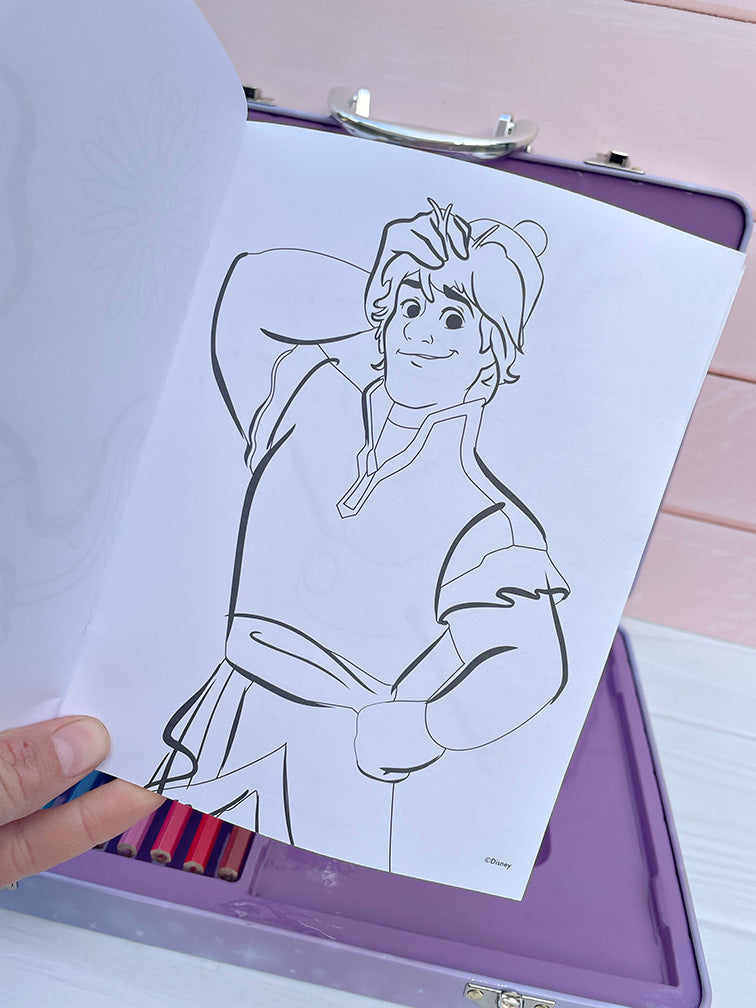 Valijita Metálica Frozen Completa para Pintar