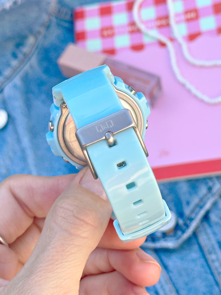 Reloj QQ Sport Pastel / 10 BAR ♥