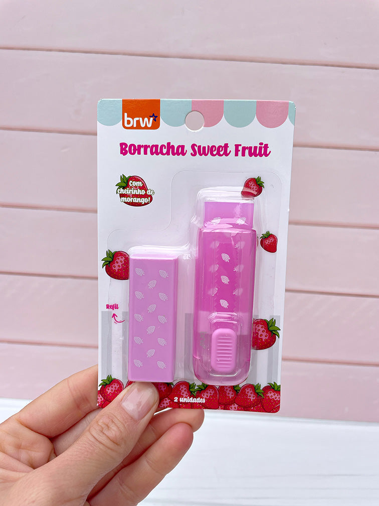 Goma de Borrar con Repuesto Brw (Con aroma a fruy¡tilla y uva)