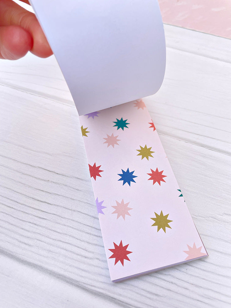 Mini Block de 30 Hojitas con Diseños "Creativa" Ibi Craft
