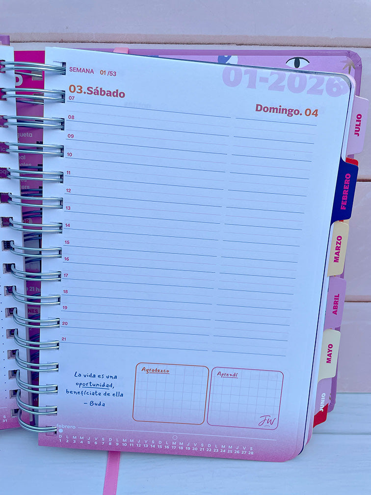 Agendas Diarias "Trend" Fw 2026