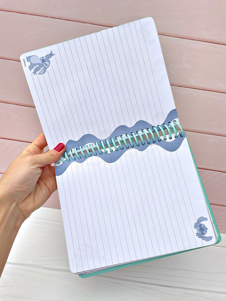 Cuaderno Premium 1/2 Oficio Stitch Mooving