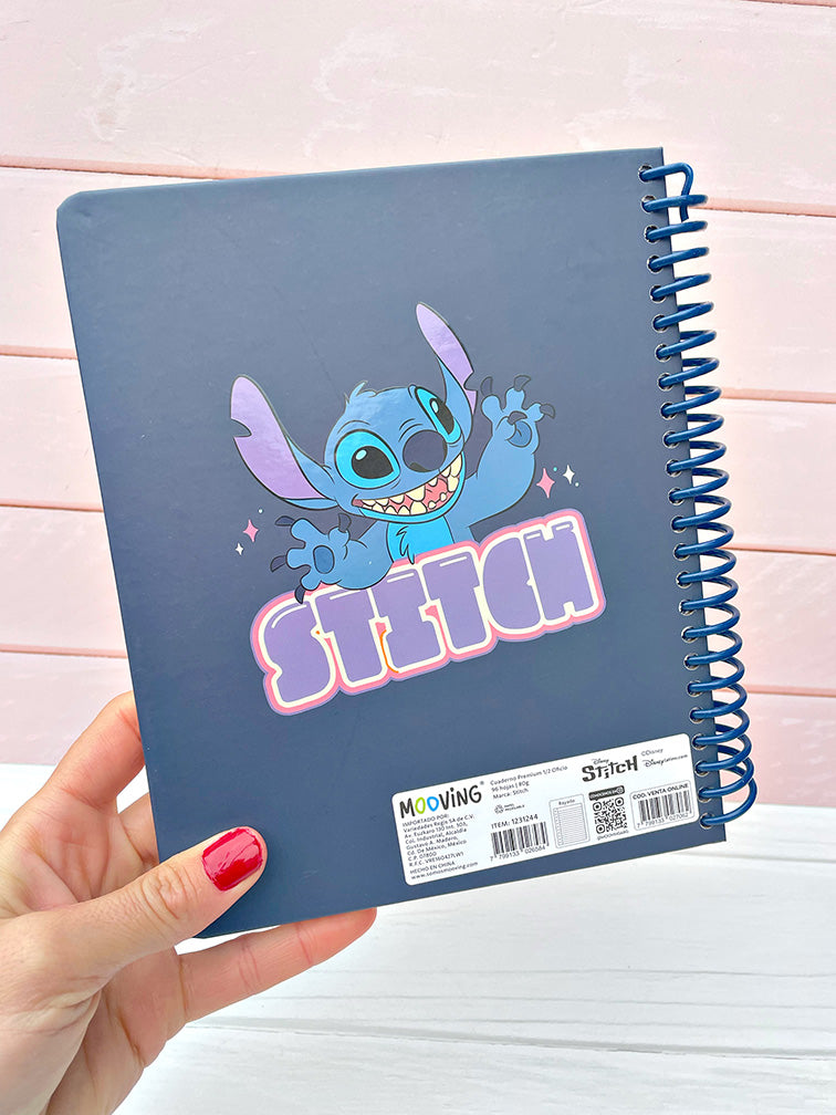 Cuaderno Premium 1/2 Oficio Stitch Mooving