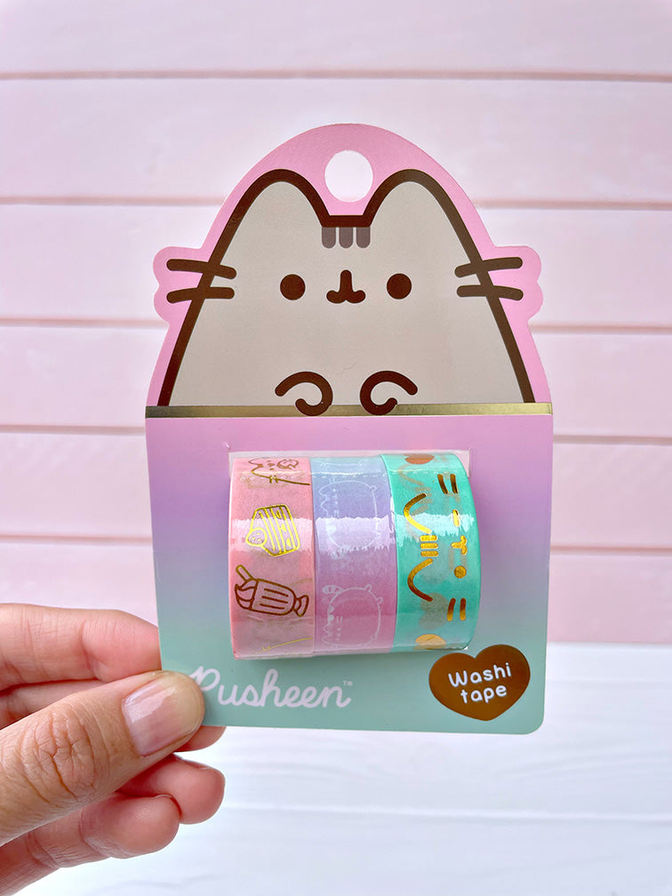Washi Tape Pusheen x3
