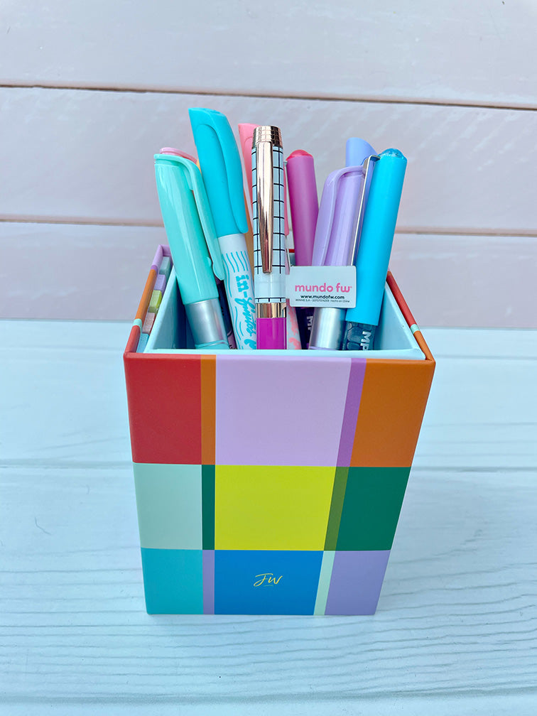 Box Portalápices + Notas + Banderitas Fw