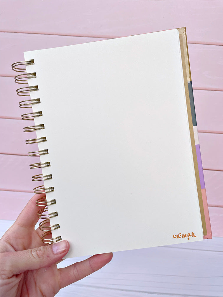 Cuaderno Tapa Dura 80 Hojas Lisas y con Puntitos "Creativa" Ibi Craft