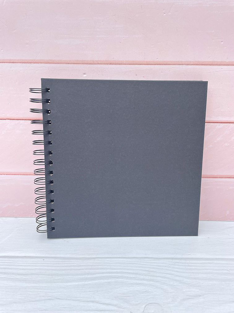 Álbum de Scrapbooking Negro + Marcadores Metalizados