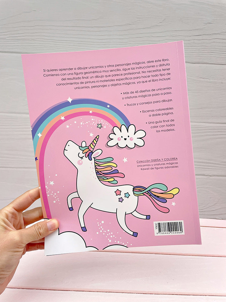 Libro para Diseñar y Pintar Personajes Kawaii