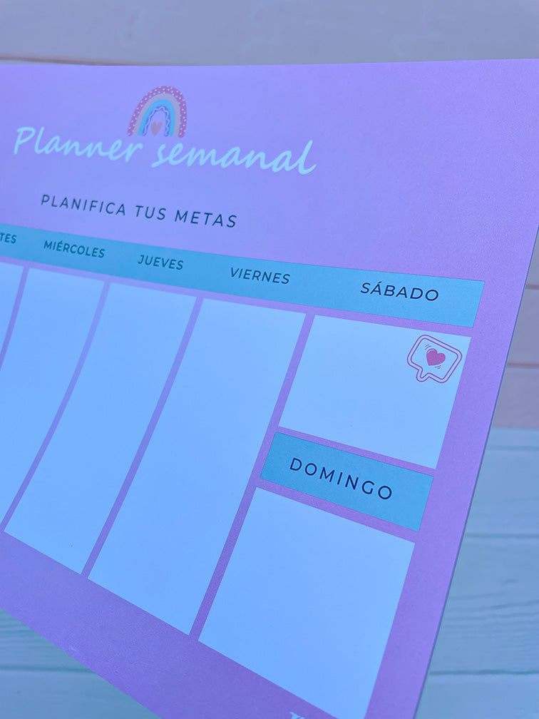 Block Planificador Semanal A4