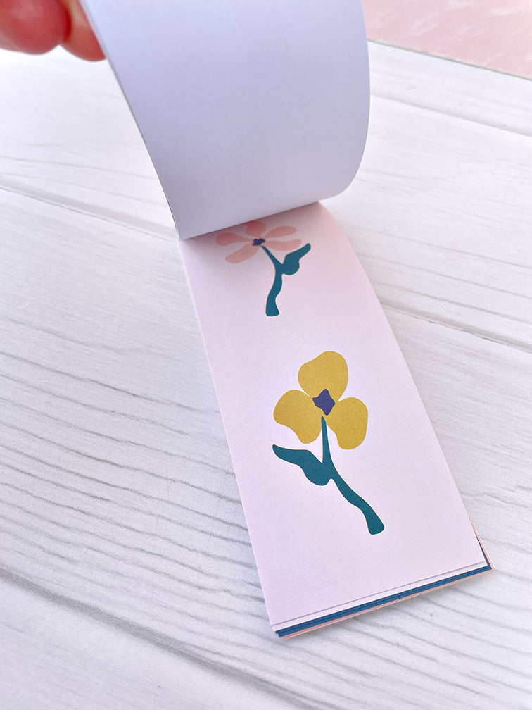 Mini Block de 30 Hojitas con Diseños "Creativa" Ibi Craft