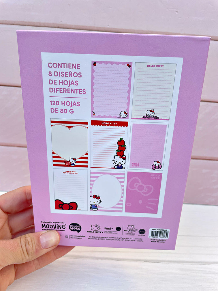 Block 120 hojas Ilustradas Hello Kitty