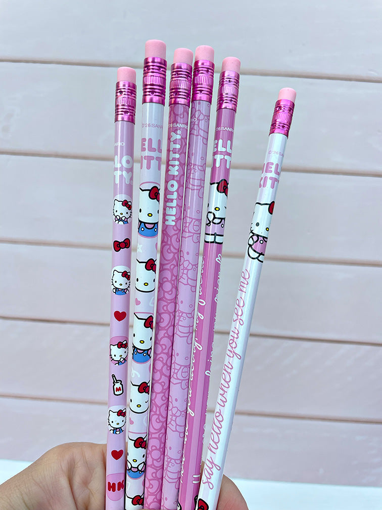 Set de 6 Lápices Hello kitty