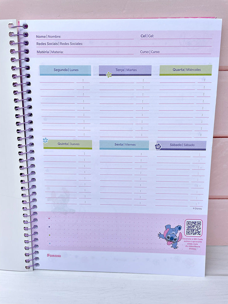 Cuadernola Stitch 80 Hojas Tapa Dura