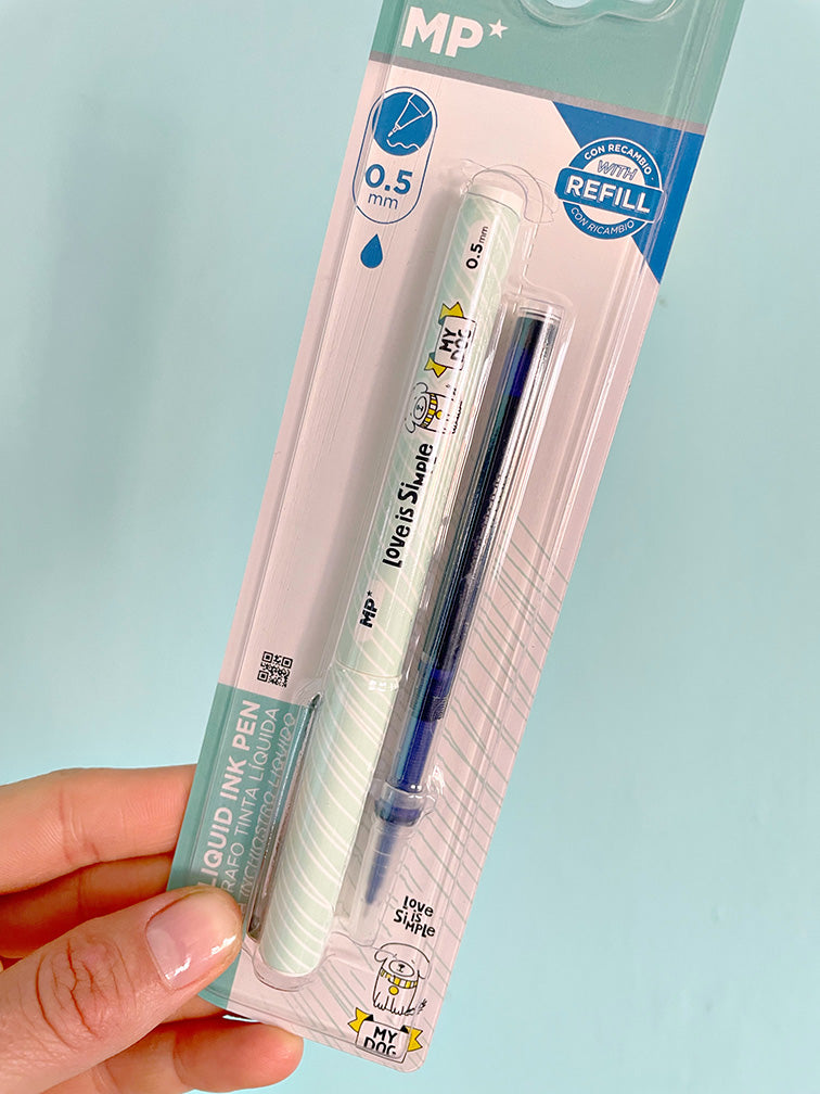 Lapicera Tinta Líquida + Repuesto