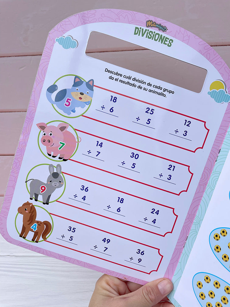 Libro Matemágicas con Marcador Borrador