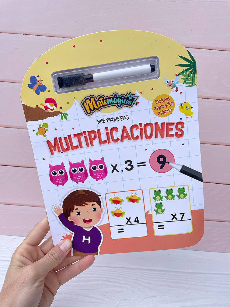 Libro Matemágicas con Marcador Borrador