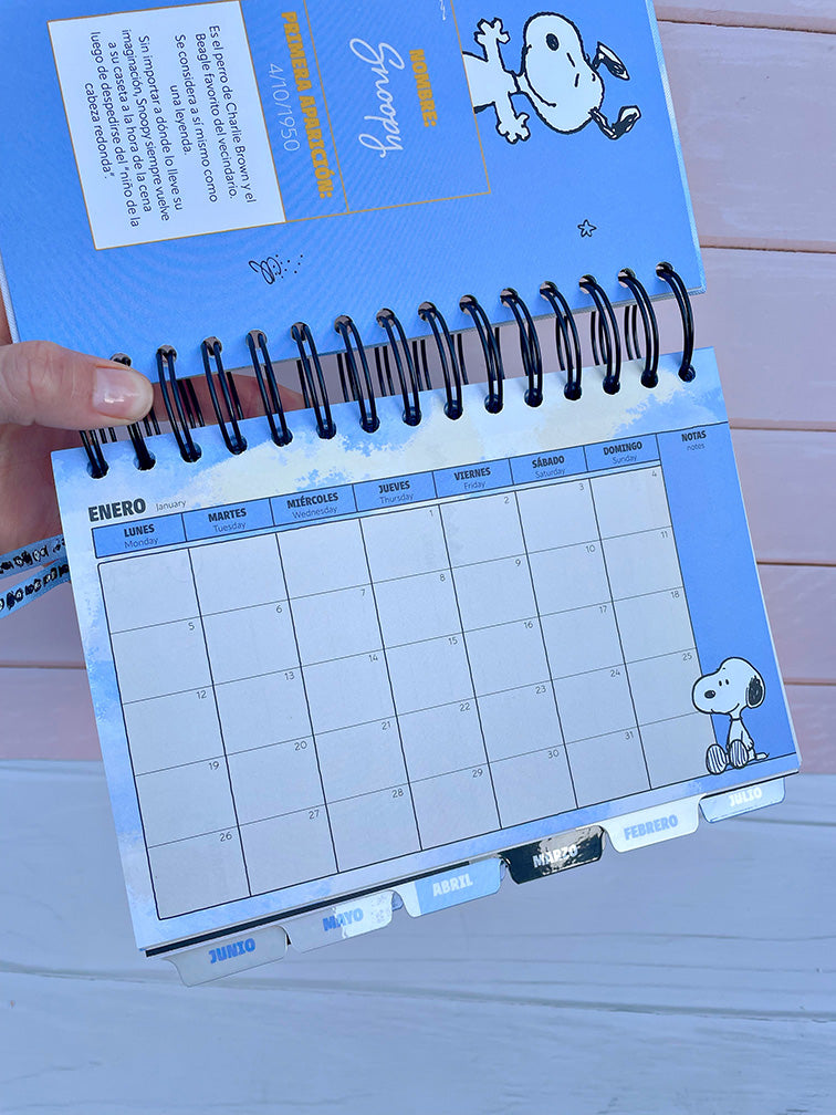 Combo Snoopy Agenda 2026 + Calendario