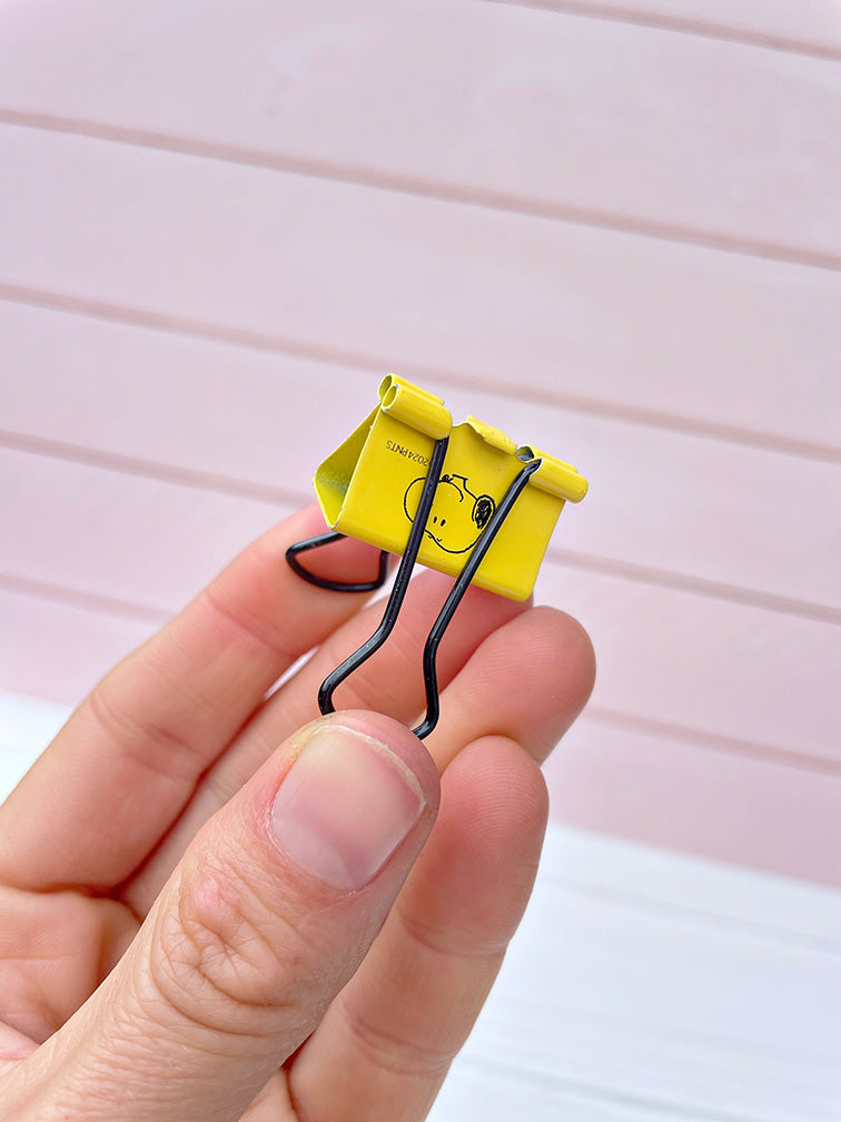 Set de 6 Doble Clips Snoopy