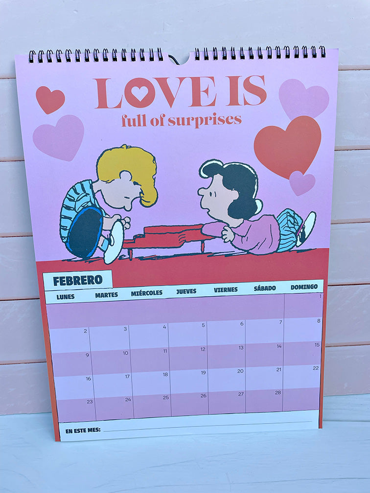 Calendario Snoopy 2026 Mooving
