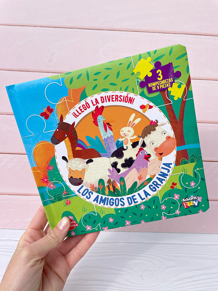 Libro de Cuentos con 3 Puzzles