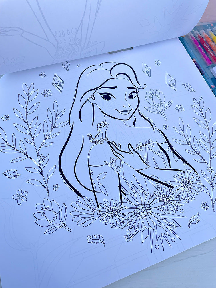 Block Gigante para Colorear Frozen