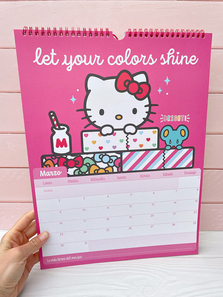 Calendario Kitty 2026 Mooving