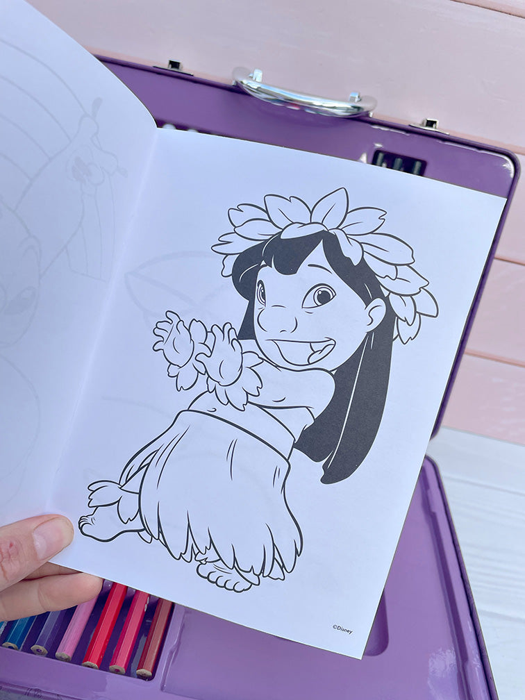 Valijita Metálica Stitch Completa para Pintar