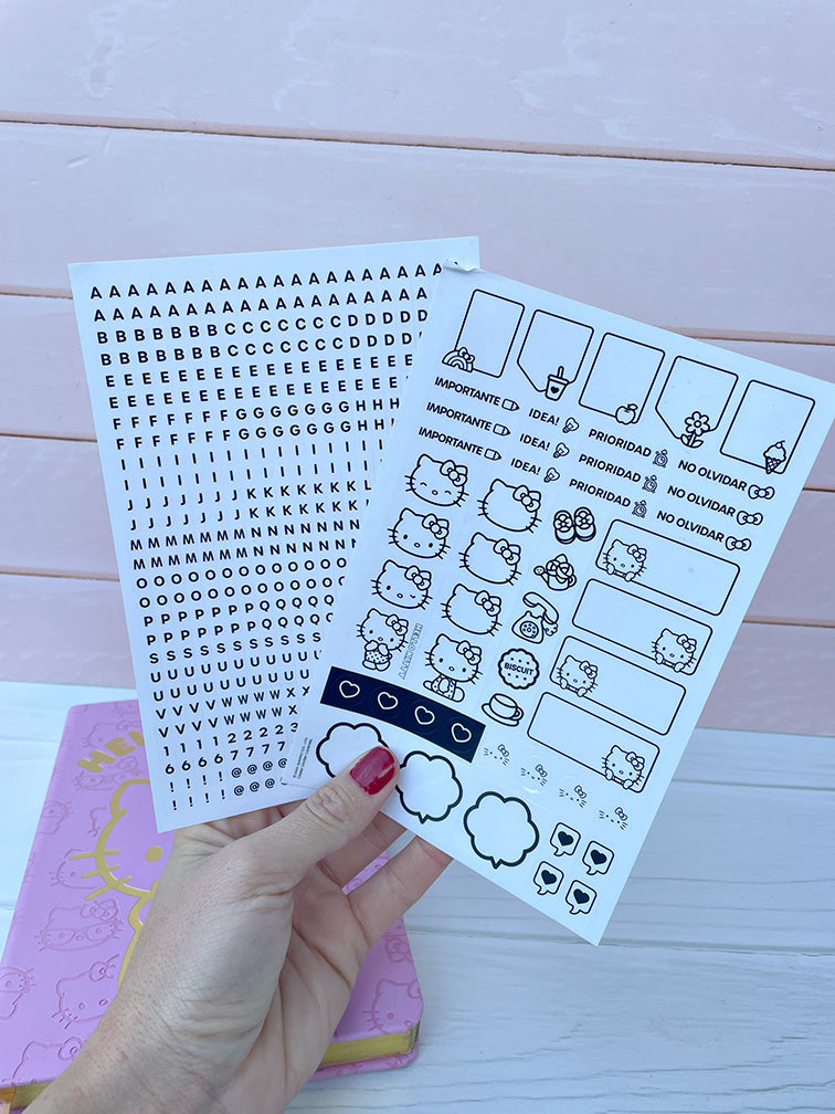 Cuaderno Cosido Kitty Mooving