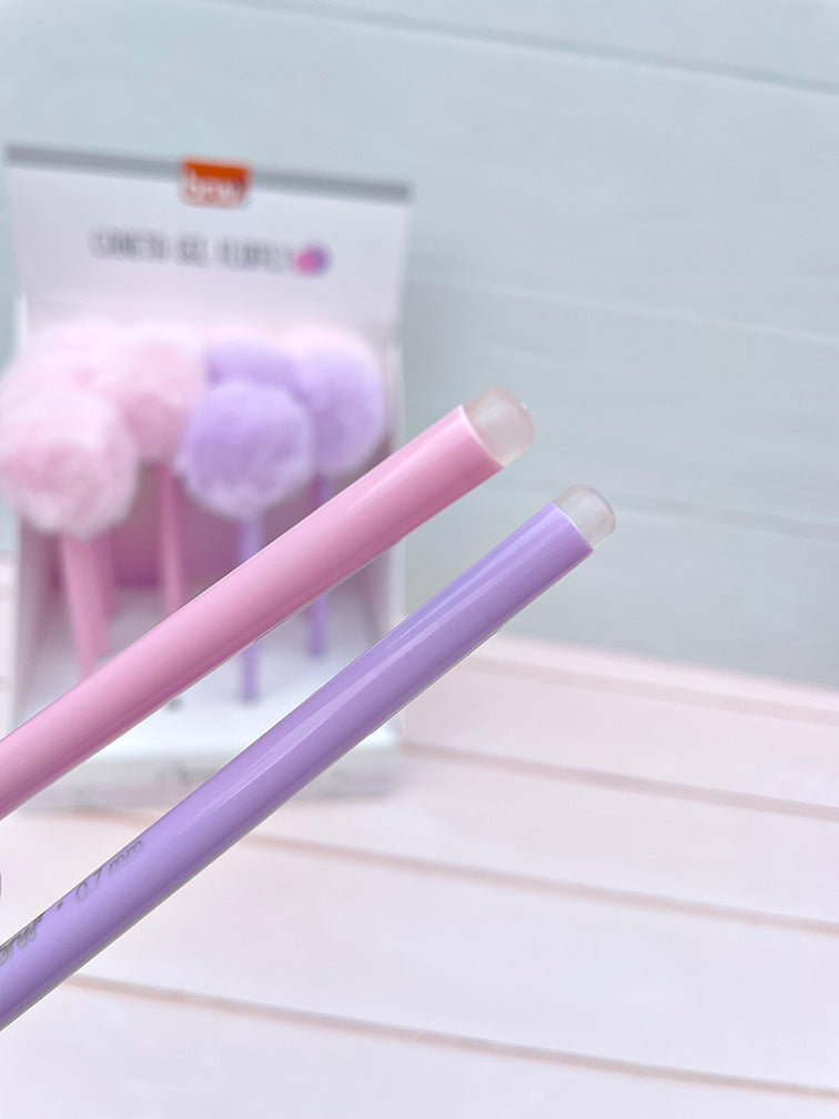 Lapicera Borrable Pompón