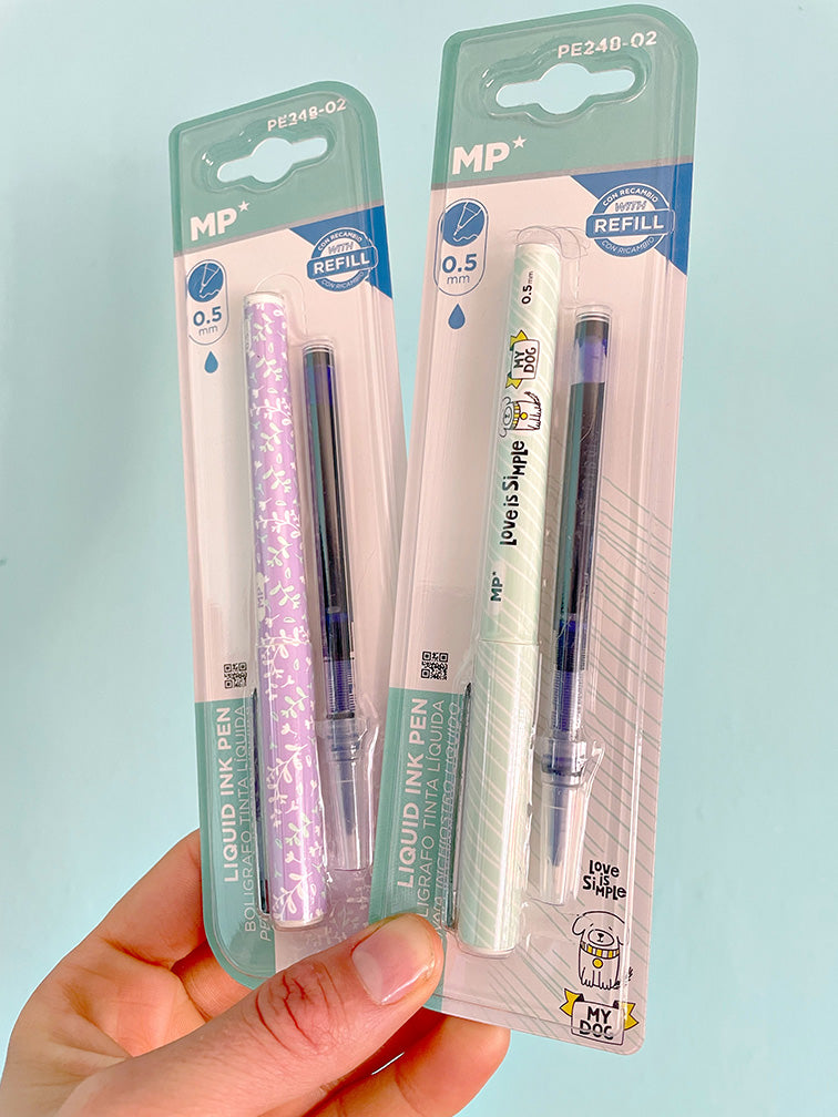 Lapicera Tinta Líquida + Repuesto