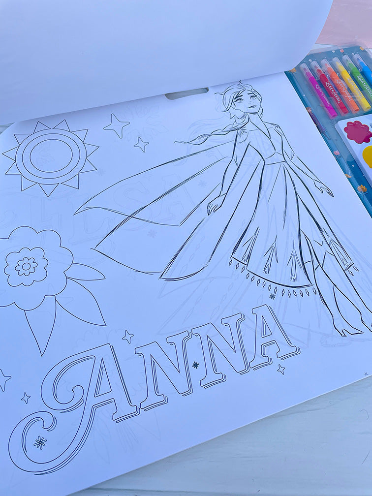 Block Gigante para Colorear Frozen