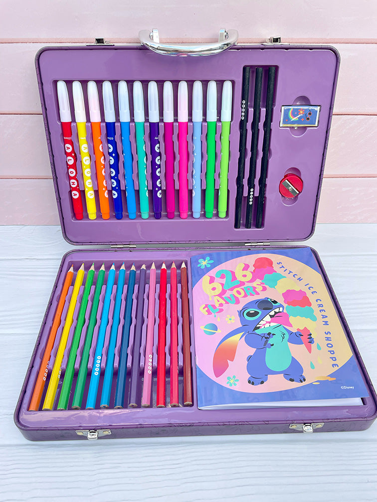 Valijita Metálica Stitch Completa para Pintar