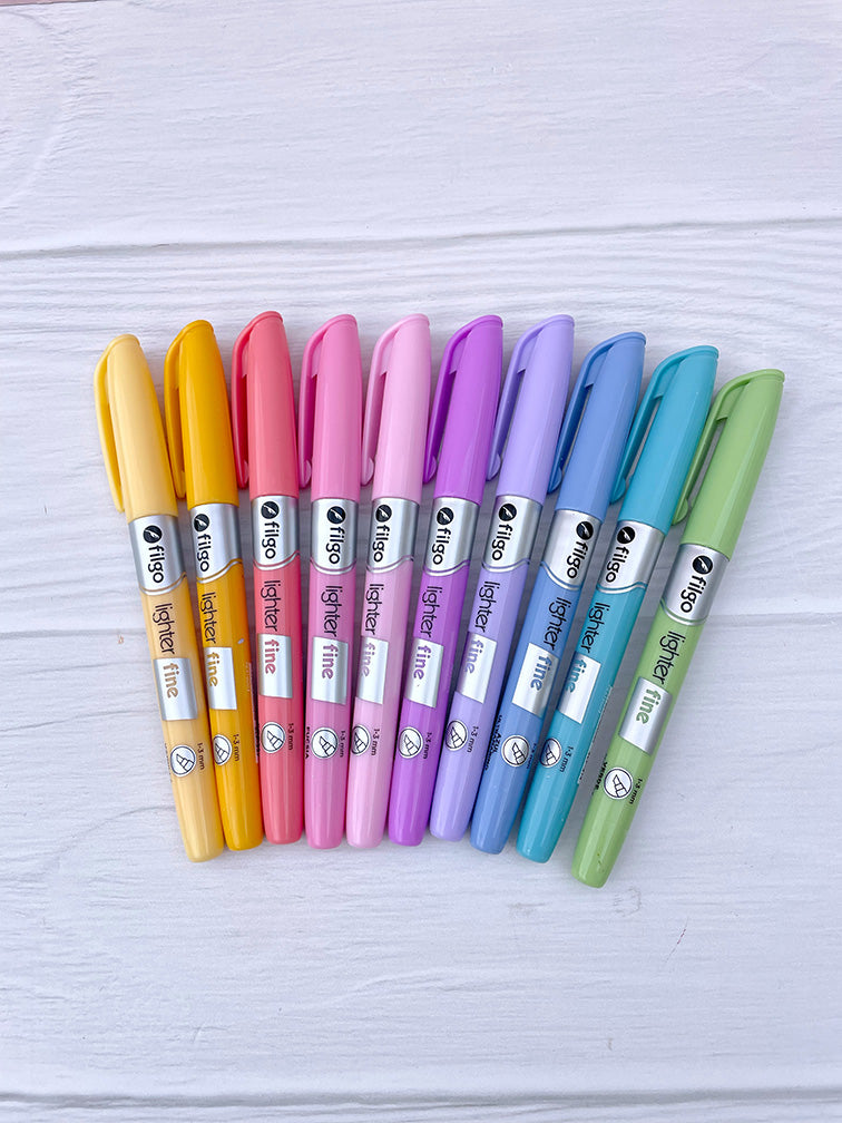 Resaltadores Filgo "Pastel Vibes" Finos x10