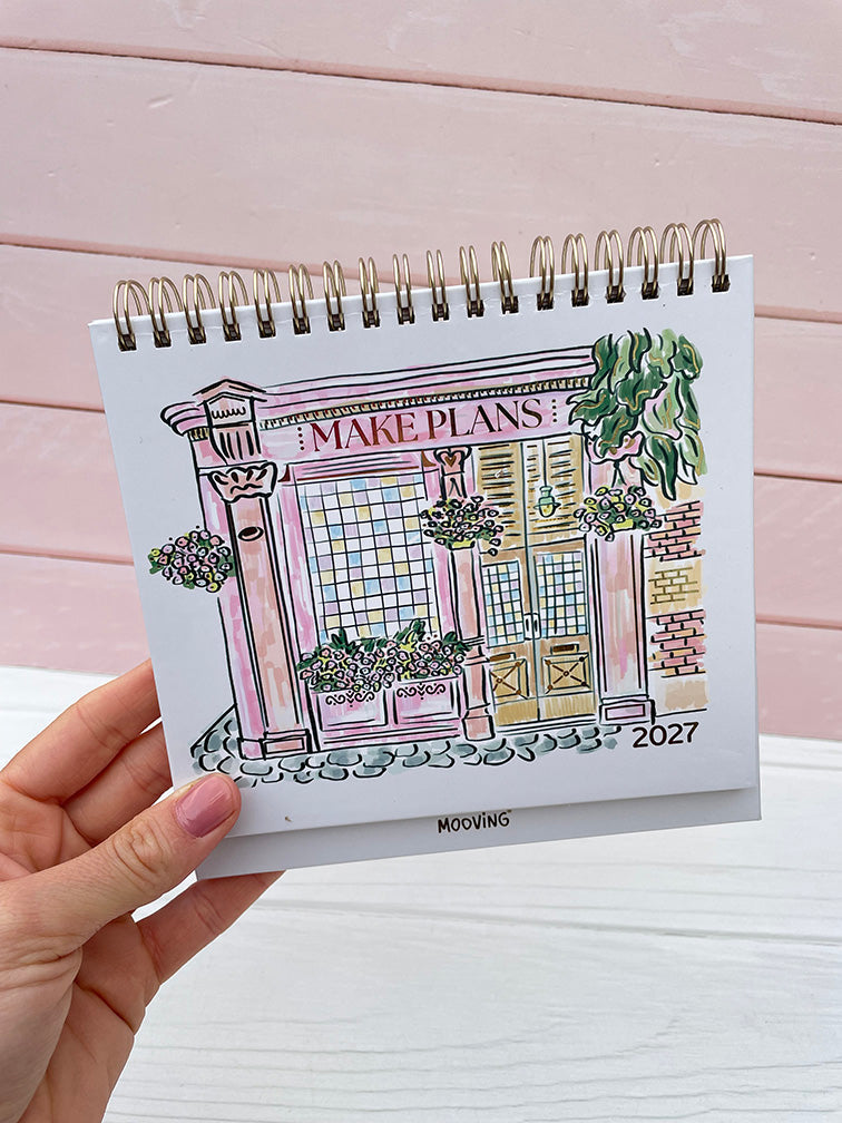 Calendario de Escritorio Travel 2027 Mooving