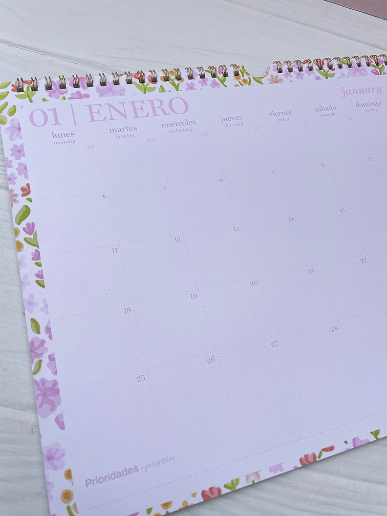 Calendario Boho de Colgar 2027 Mooving