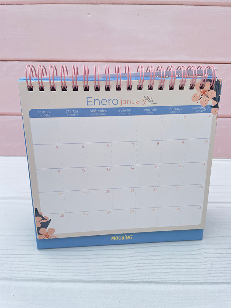 Calendario de Escritorio Cerezo 2027 Mooving