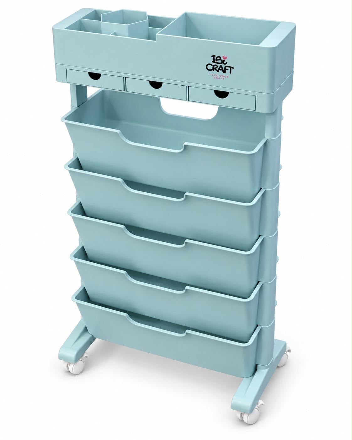 Carrito Organizador de Plástico Ibi Craft
