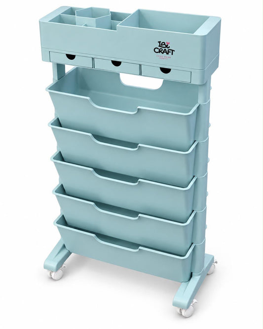 Carrito Organizador de Plástico Ibi Craft