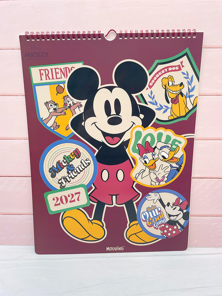 Calendario Mickey y Amigos de Colgar 2027 Mooving
