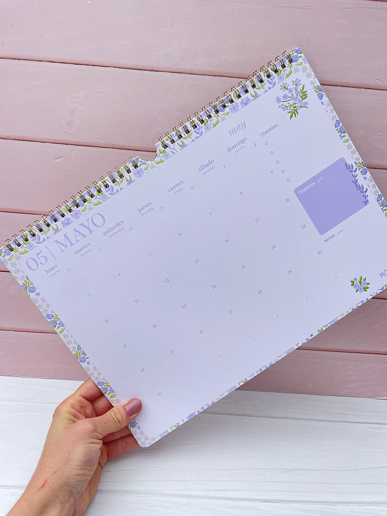 Calendario Boho de Colgar 2027 Mooving