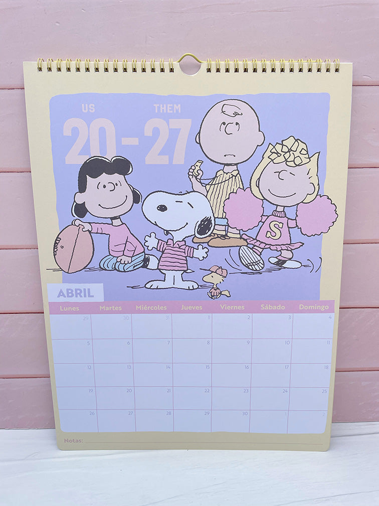 Calendario de Colgar Snoopy 2027 Mooving