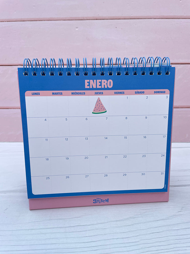 Calendario de Escritorio Stitch 2027 Mooving