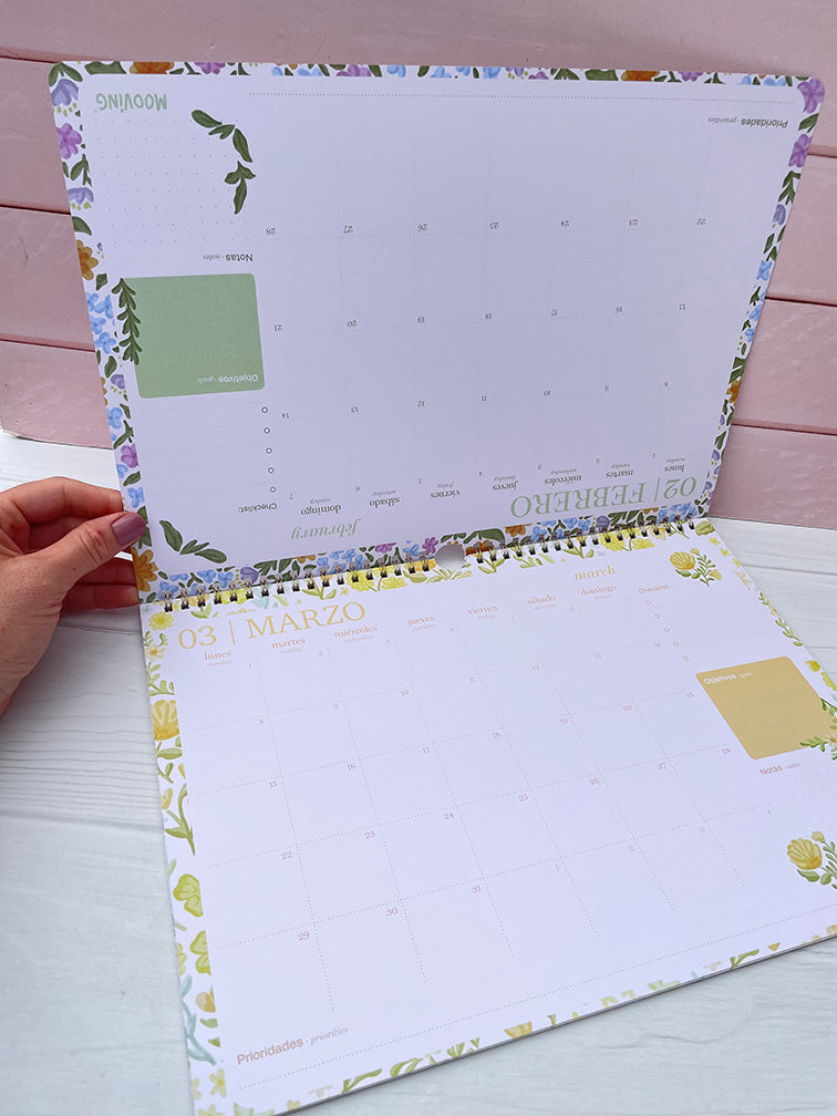 Calendario Boho de Colgar 2027 Mooving