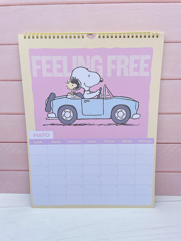 Calendario de Colgar Snoopy 2027 Mooving