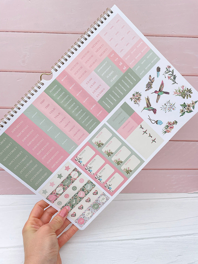 Calendario Floral de Colgar 2027 Mooving