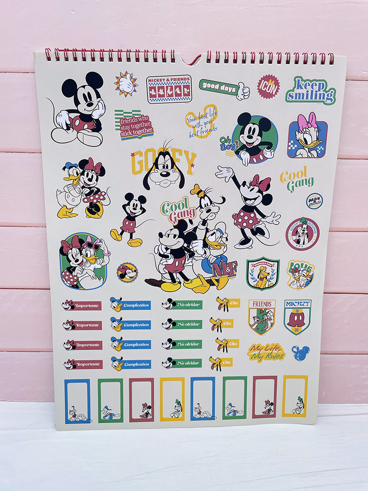Calendario Mickey y Amigos de Colgar 2027 Mooving