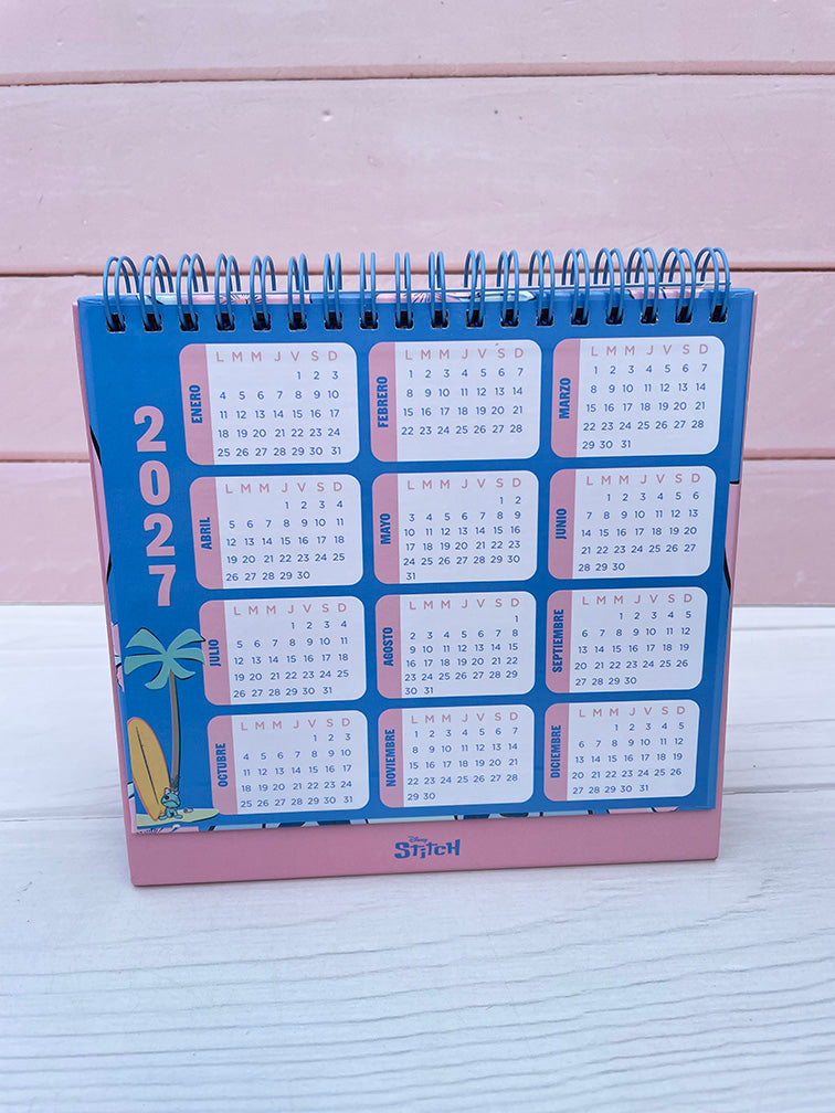 Calendario de Escritorio Stitch 2027 Mooving