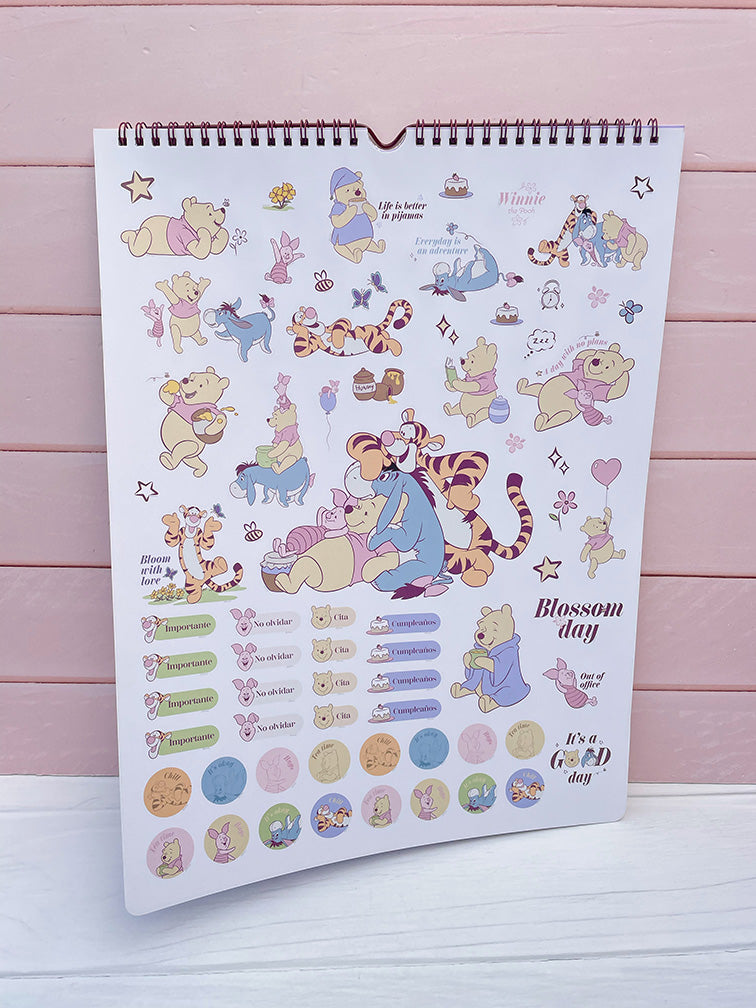 Calendario Winnie the Pooh de Colgar 2027 Mooving
