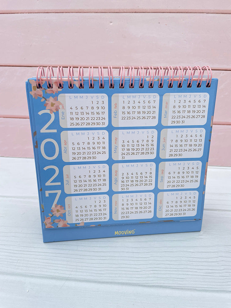 Calendario de Escritorio Cerezo 2027 Mooving