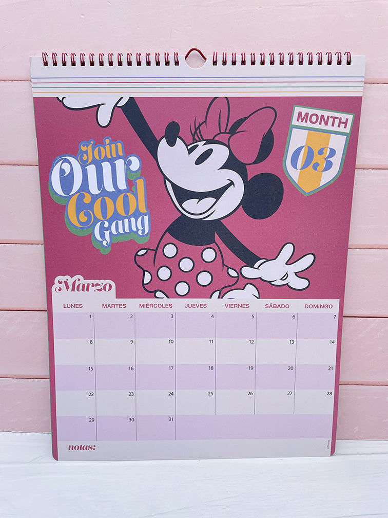 Calendario Mickey y Amigos de Colgar 2027 Mooving